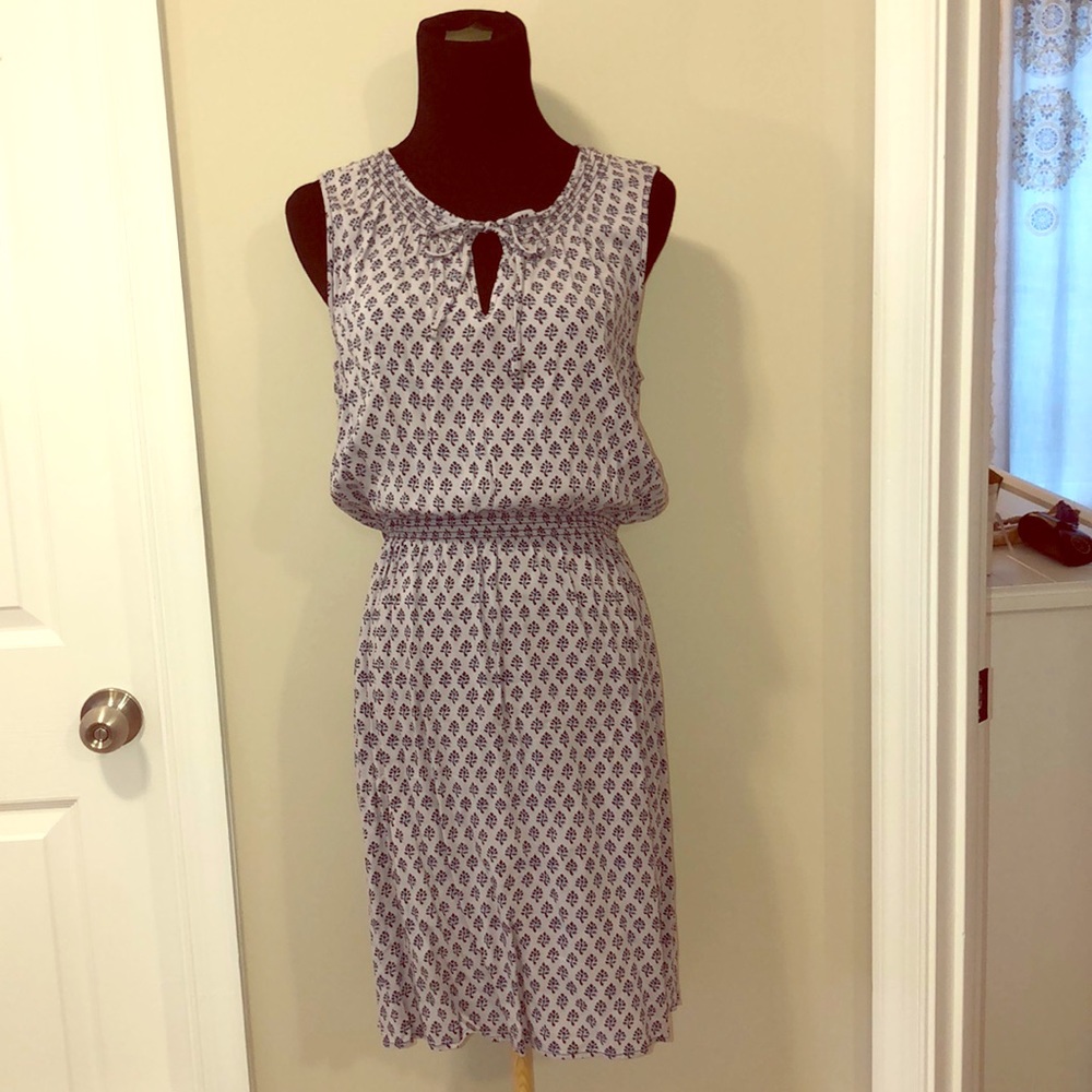 LOFT Periwinkle Blue Lightweight Summer Dress